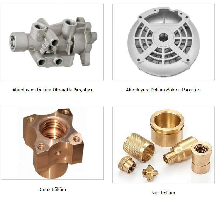 Işık ;  Konya kum kalıba alüminyum döküm, Fason bronz döküm, fason sarı döküm, fason pirinç döküm